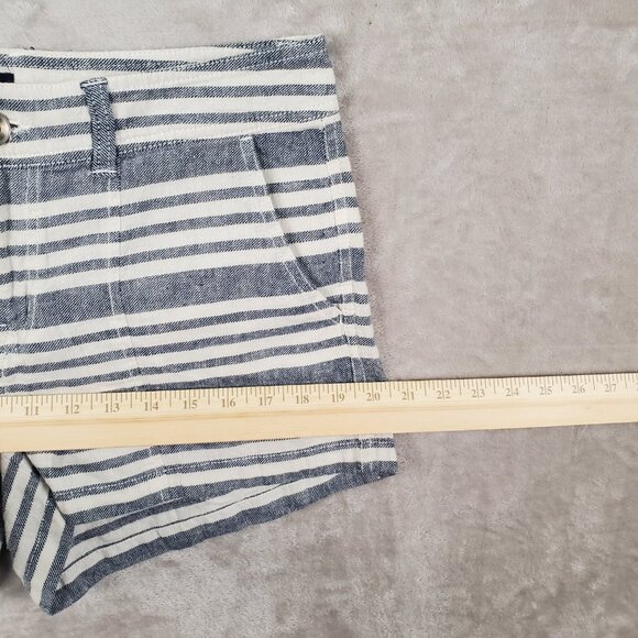 Gap Striped Linen/Cotton Women's Shorts size 6 - Picture 12 of 12